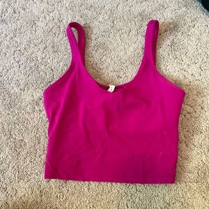 HOT PINK lululemon align tank size 6